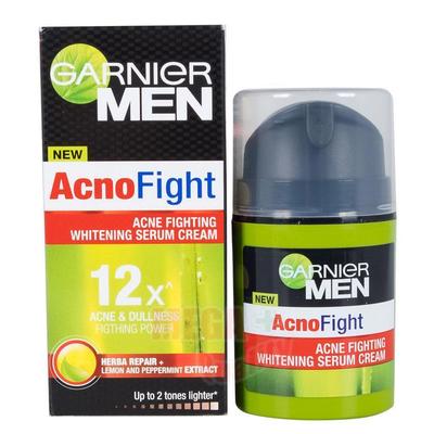 garnier men acno fight acne fighting whitening serum cream