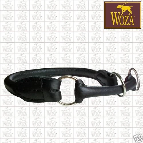 WOZA Premium Würger Rundgenäht Vollleder Lederhalsband Soft Rindnappaleder 172438872647