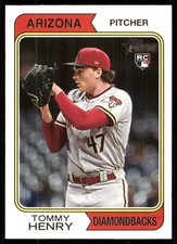 Tommy Henry 2023 Topps Heritage #147 Diamondbacks MLB READ FREE SHIPPING