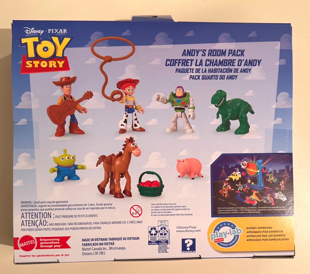 Fisher-Price Imaginext Disney Pixar Toy Story Andy's Room Pack 7
