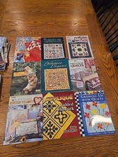 Mixed Lot of 20 Quilting Quilt Books Hardcover And Paperback Leisure Arts
