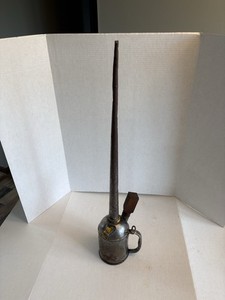 Vintage Wabash Railroad Engineer's 28” Longneck Spout Oil Can (Steel?) Antique
