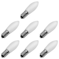 Weihnachts-Ersatzlampe E10 GlüHlampe Matt 19V 3W Warmweiß 2200K 7 StüCk