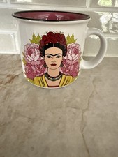 Friday Kahlo Coffee Soup Mug 16 oz  NEW