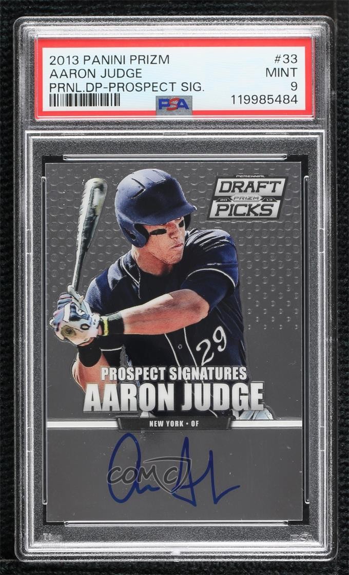 8 Great Aaron Judge Rookie Cards and 99 Most Watched Auctions