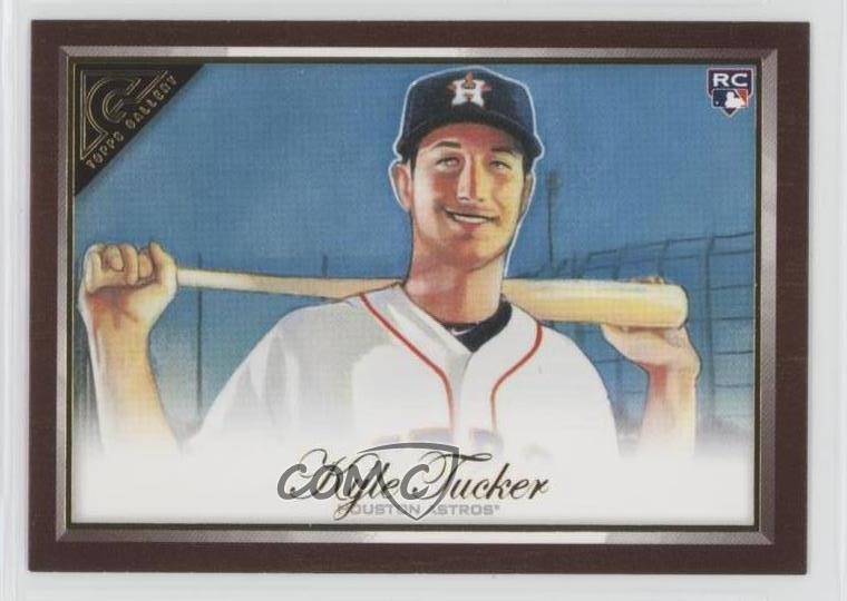 2019 Topps Gallery Canvas Wood Kyle Tucker #121 Rookie RC 0g27