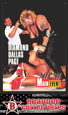 1995 CARDZ WCW Main Event Diamond Dallas Page #13 Rookie RC HOF