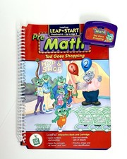 Leapfrog LeapPad Interactive Book  Cartridge Pre-Math - Tad Goes Shopping