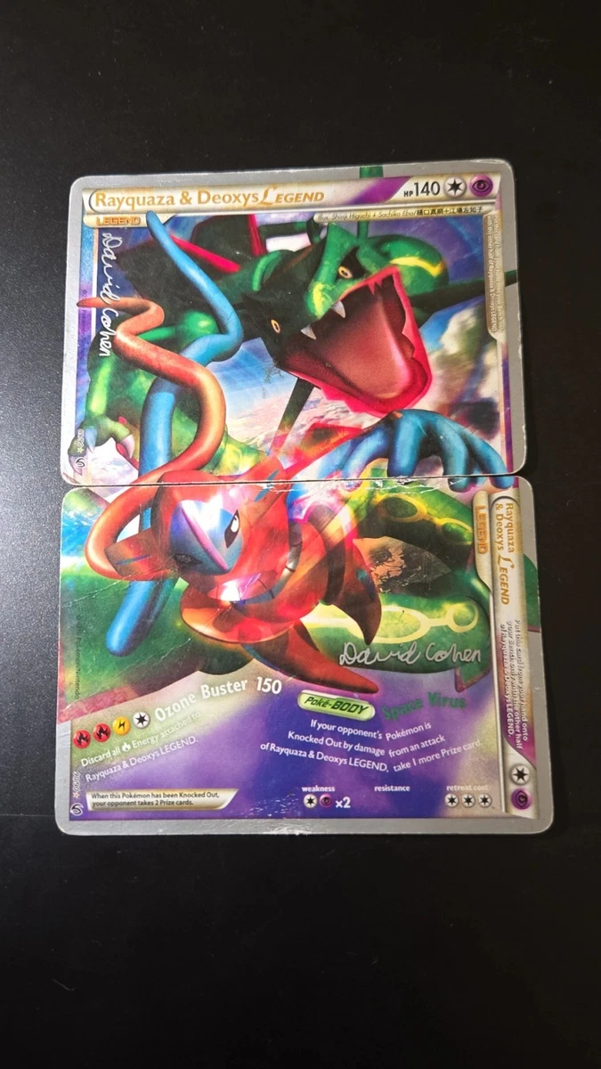 Rayquaza & Deoxys Legend Pokémon TCG Cards for sale | eBay