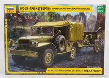 Zvezda 1/35 Scale WW2 Allied Dodge WC-51 'Beep' truck model kit