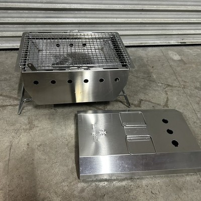 Snow Peak CK-130 Grilltisch Yakimusha Edelstahl gebraucht Japan schneller Ver...