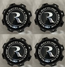 4 - Tapa central de rueda Raceline 8 orejetas negra PD-CAPSX-P981-8H 1079L170 LG0810-28