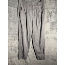 Everlane Draper tapered pants Grey Pleated High Waisted Trousers Women's Size 6