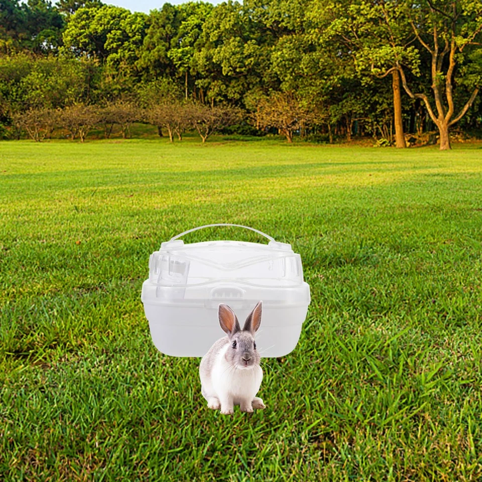 Cage Pour Chinchilla Portable Hamster De Transporteur Petits Animaux - Photo 2/4