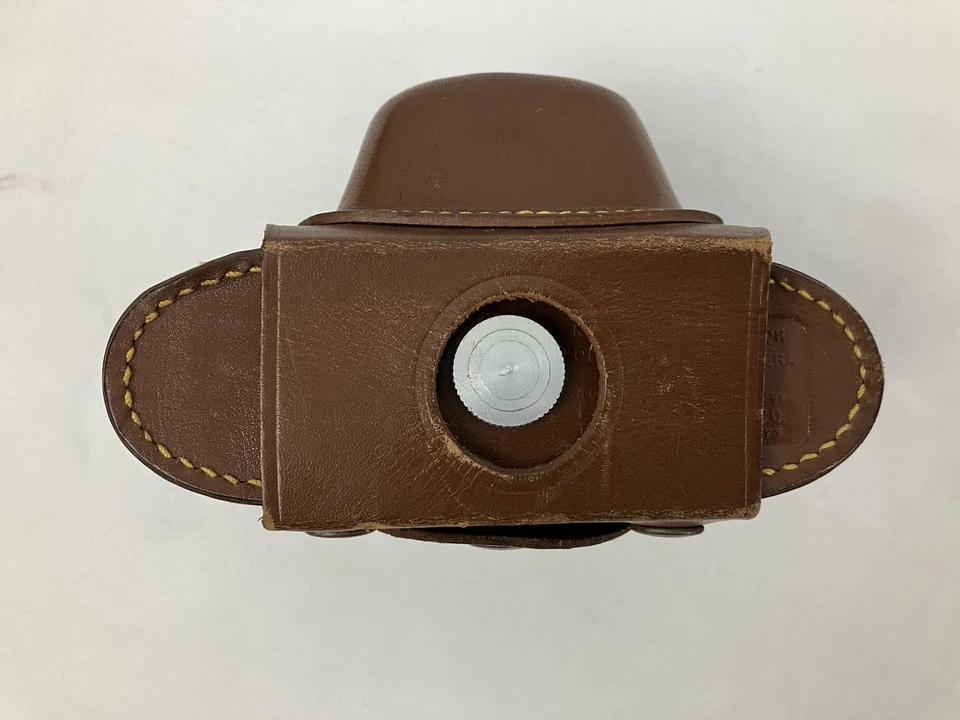 Lote de 2 estuches de cuero para cámara Kodak vintage - logotipo marrón en relieve Foto 4 de 4