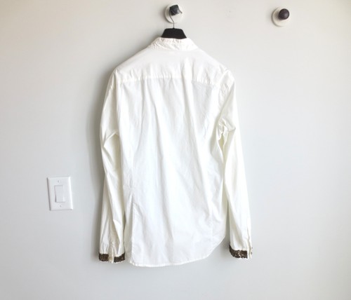 DIESEL MEN LIMITED EDITION GOLD SEQUIN CUFF SHIRT Sz-XL $198 - Picture 5 of 6