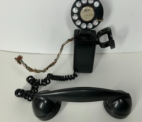 Western Electric 211 Spacesaver Telephone w/ F1 Handset – Bakelite Wall Phone - Afbeelding 14 van 14