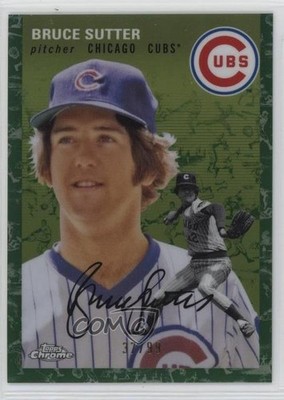 2023 Topps Chrome Platinum Anniversary 37/99 Bruce Sutter #419 HOF 2g8