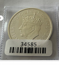 2023, 1oz SILVER, KING CHARLES Coronation CROWNED Britannia Coin ROYAL MINT (