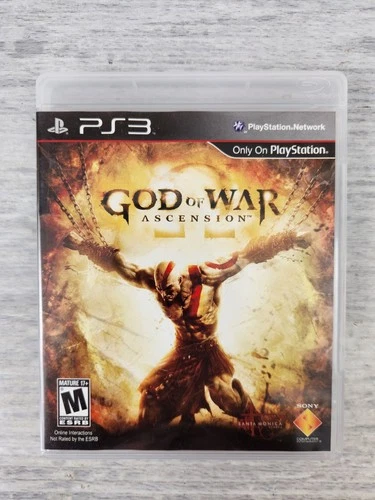 God of War Ascension PS3 Sony PlayStation 3 Tested Working Clean