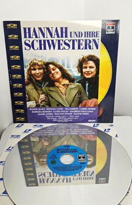 Hannah und ihre Schwestern CD Video PAL Deutsch Komödie Woody Allen RCA 10936