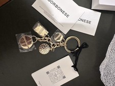Portachiavi BORBONESE NUOVO Acciaio Dorato garanzia e Certificati