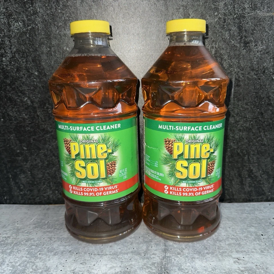 2 Pine Sol Fórmula ORIGINAL con ACEITE DE PINO Limpiador Multi Superficie Ácido Glicólico Foto 3 de 4