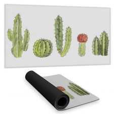 Begin Home Decor C1DM1531232CGV 16 x 32 in. Exotic Floral Green Desk Mat - Wa...