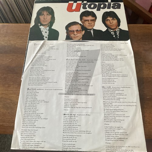 Utopia by Utopia {Todd Rundgren} (1982, Vinyl Double LP) “Libertine ...