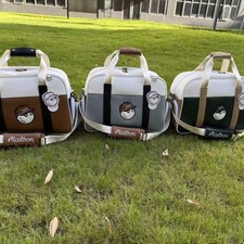 2025 New Malbon Golf Boston Bag Shoulder Bag 2 Way Colors Green Brown Ice Blue