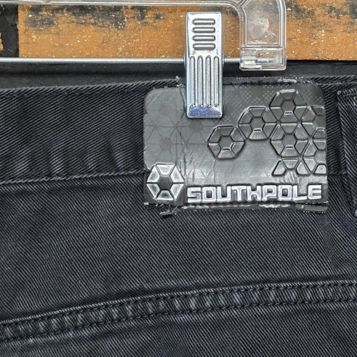 South Pole Mens Size 40 Black Baggy Jorts Shorts Bermuda - Picture 5 of 13