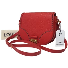 Authentic Louis Vuitton Junot Empreinte BLA M43144 Dust Bag Barcode Tag LF443