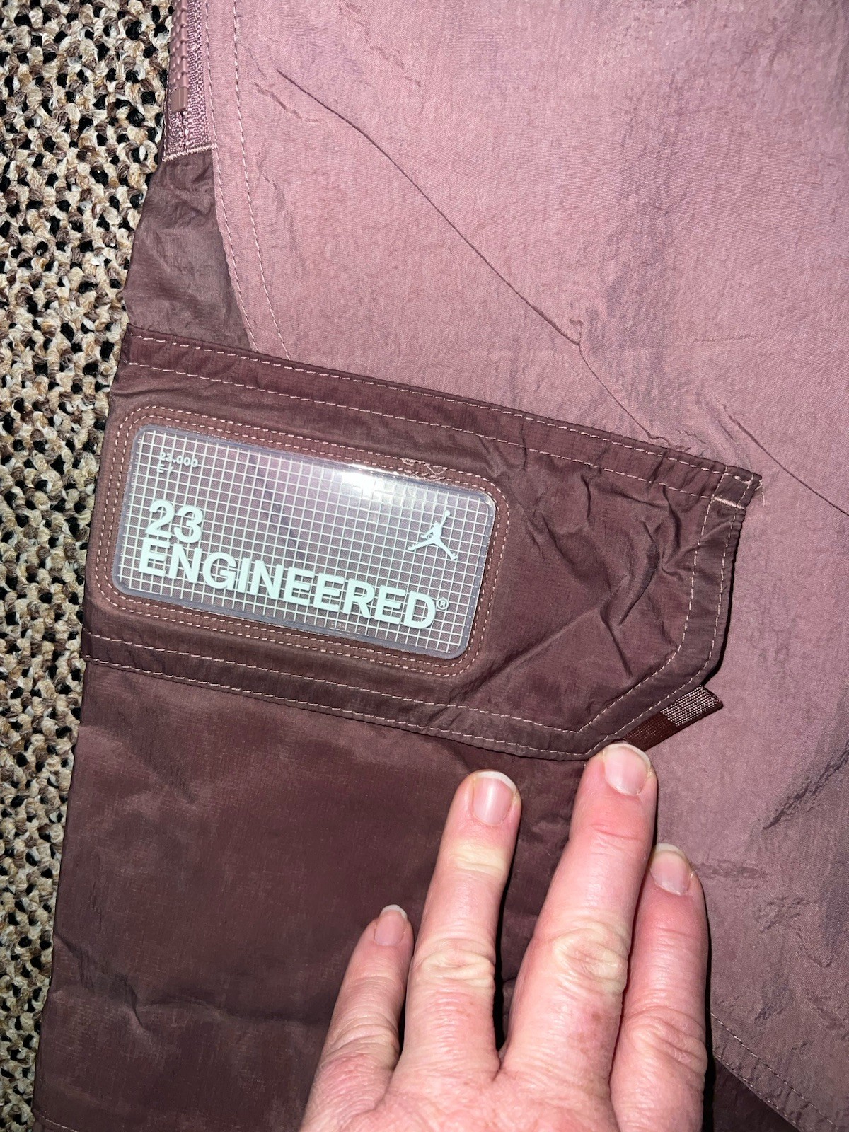 Jordan Cargo Pants 23 Engineered ck9167 298 Men L $150 Nike Smoky Mauve Nike thumbnail 2