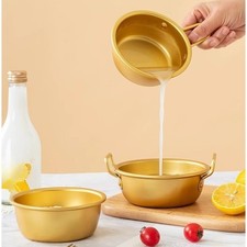 Minimalist Style BBQ Home Use Aluminum Bowl Camping Tableware Aluminum Alloy