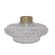 B&P Lamp Supply Clear Font - Replacement Lamp Font in Clear Glass
