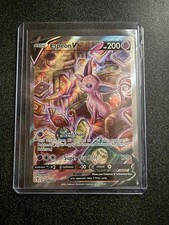 Pokémon Espeon V Full Art Ultra Rare Holo SWSH07 Evolving Skies 180/203