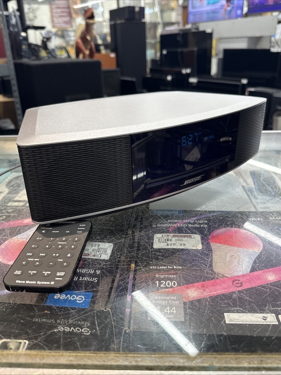 Bose Wave Music System IV Platinum | AM/FM AUX | Model