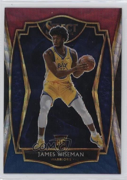 2020-21 Panini Select Premier Level Tri-Color Prizm James Wiseman Rookie RC 0w8