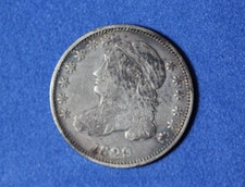 ESTATE FIND 1829 - Buste coiffé demi-dime #P30240