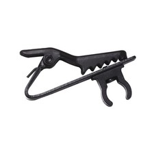 10Pcs Microphone Lapel Lavalier Clip Black High Sensitivity Clip on Design
