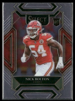 2021 Panini Select Nick Bolton #291 RC Rookie Kansas City Chiefs