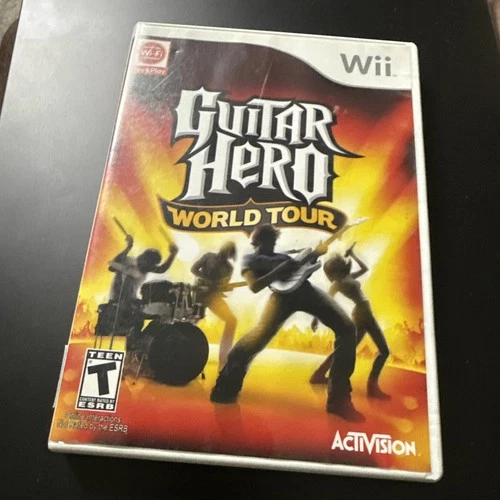 Guitar Hero: World Tour (Nintendo Wii, 2008) CIB Complete
