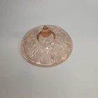Pink Depression Glass Sharon Cabbage Rose Lid Only