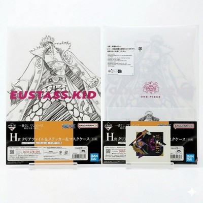 One Piece Ichiban Kuji Preis Eustass Kid Clear File Sticker Set