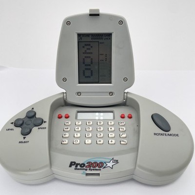 ProTech Pro 200 Gaming System Handheld Console Tetris Calculator Retro Game