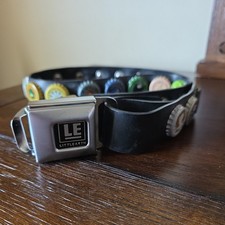 Vintage Little Earth Bottle Cap Unique Seat Belt Accessory Y2K Size Medium