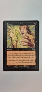 MTG - Duress - Urza's Saga - Magic the Gathering - VG/LP #4