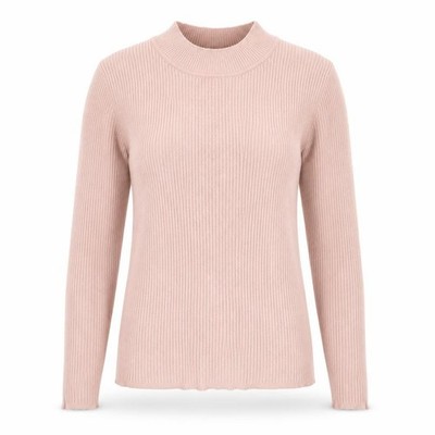 Primark Damen Pullover Pulli Größe M Rosa Rundhals Langarm