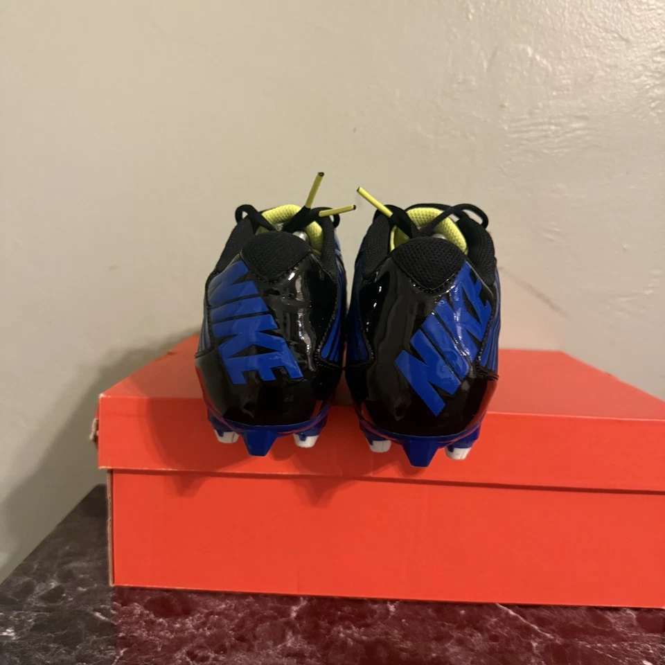 Nike Vapor Carbon Elite Strike 4 Low D Football Cleats Size 9.5 Blue/Black - Image 4 of 4