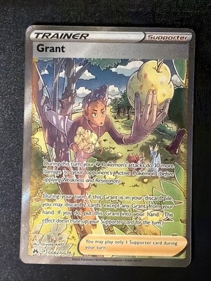 Grant GG62/GG70 SWSH: Crown Zenith: Pokemon Full Art Crisp NM/M  Ships Free 